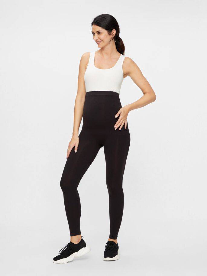 Mamalicious Sorte Graviditets - Leggings, Mltia - Mamalicious - Leggings - Buump