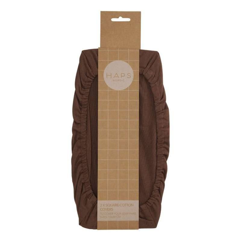 Haps Nordic Cotton Covers Bomuldslåg - Firkantede - 2-Pak - Hazel