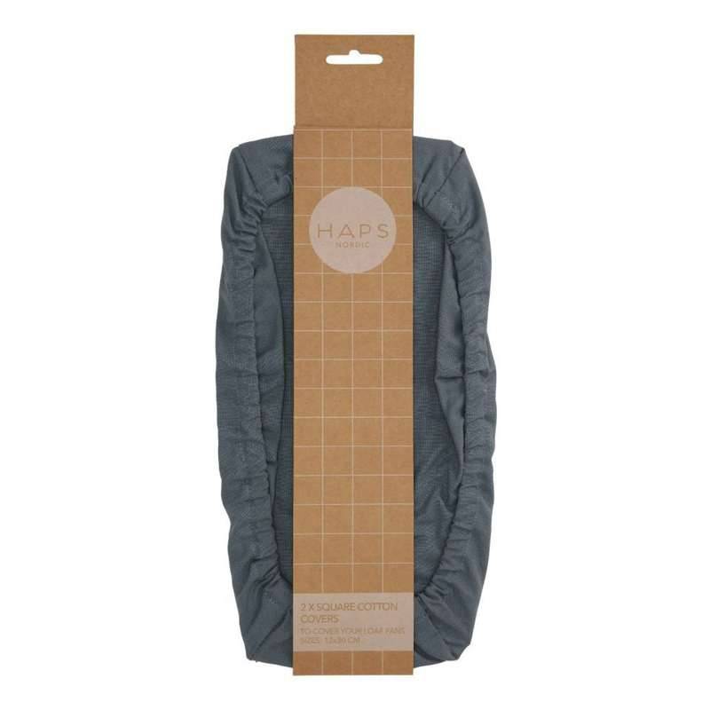 Haps Nordic Cotton Covers Bomuldslåg - Firkantede - 2-Pak - Ocean