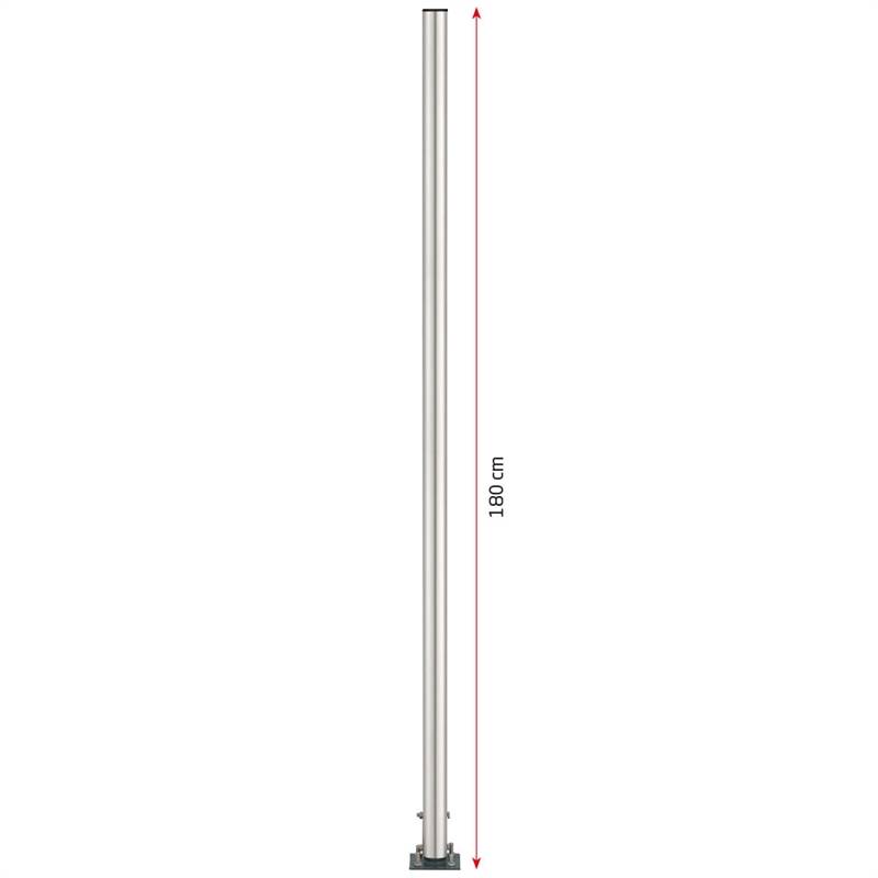 Pole Stand, 180 Cm, Rustfri Stål, Til Dispensere