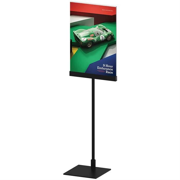Design Stand, Bordskilt Med Vertikal Akrylholder, A4