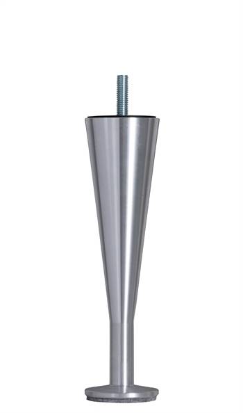 Sengeben - 18 Cm - 4 Stk. Champagne Formede Metalben Til Sengen