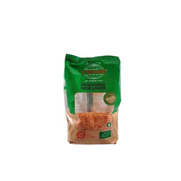 Linser Røde Split øko Ps 500 G - Unifood