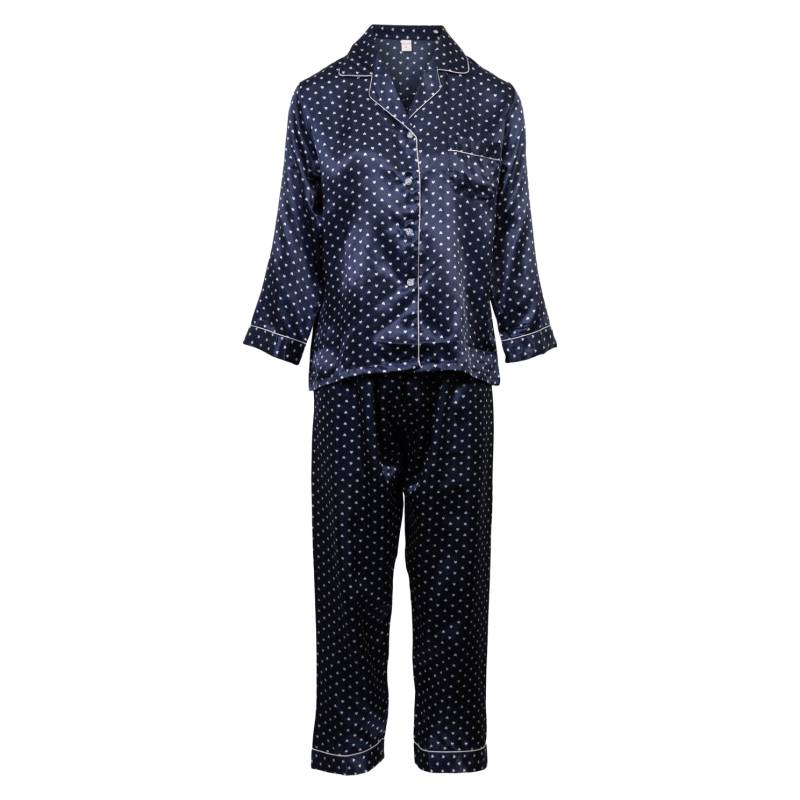 Dame Nattøjssæt - Navy - M - Nn