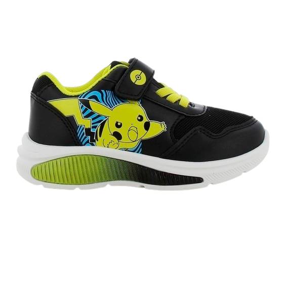 Pokémon Pikachu Børne Sneakers M. Blink - Sort/Gul - 25 - Nn