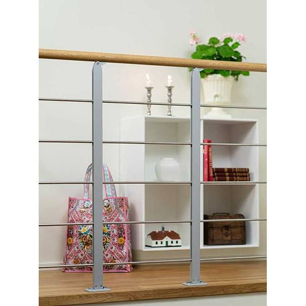 Dolle Gelænder Til Repos Design Olieret Bøg Startpakke Pearl Grey