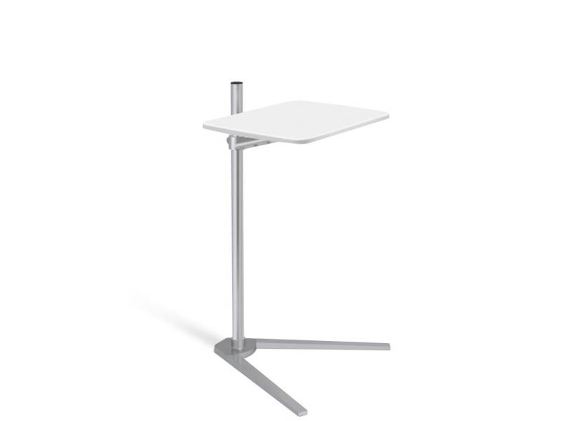 Wergon - Willow Lounge - Laptop / Tablet / Monitor - Justerbar Stand Med Bord - H:30-90cm - Hvid