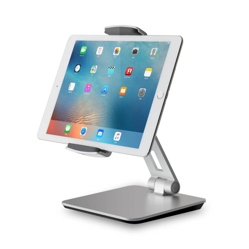 Wergon - Liva - Iphone / Smartphone / Tablet - Aluminium Fleksibel Desktop Design Holder 7-13" - Silver