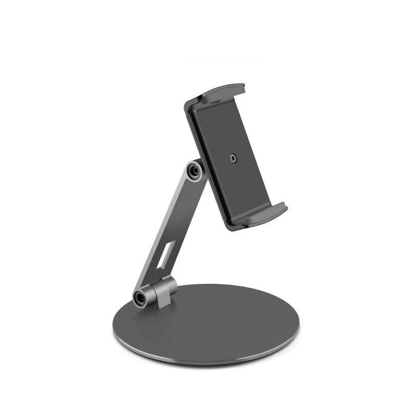Wergon - Niels - Iphone / Smartphone / Tablet - Aluminium Fleksibel Desktop Design Holder 7-12,9" - Mørkegrå