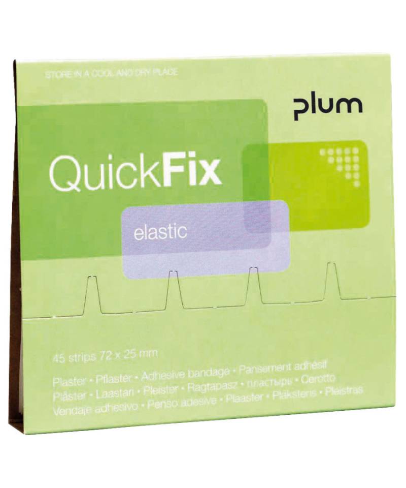 Plum Quickfix Refill Plastre Til Plasterdispenser - 45 Stk - Plum Håndhygiejne Og Førstehjælp