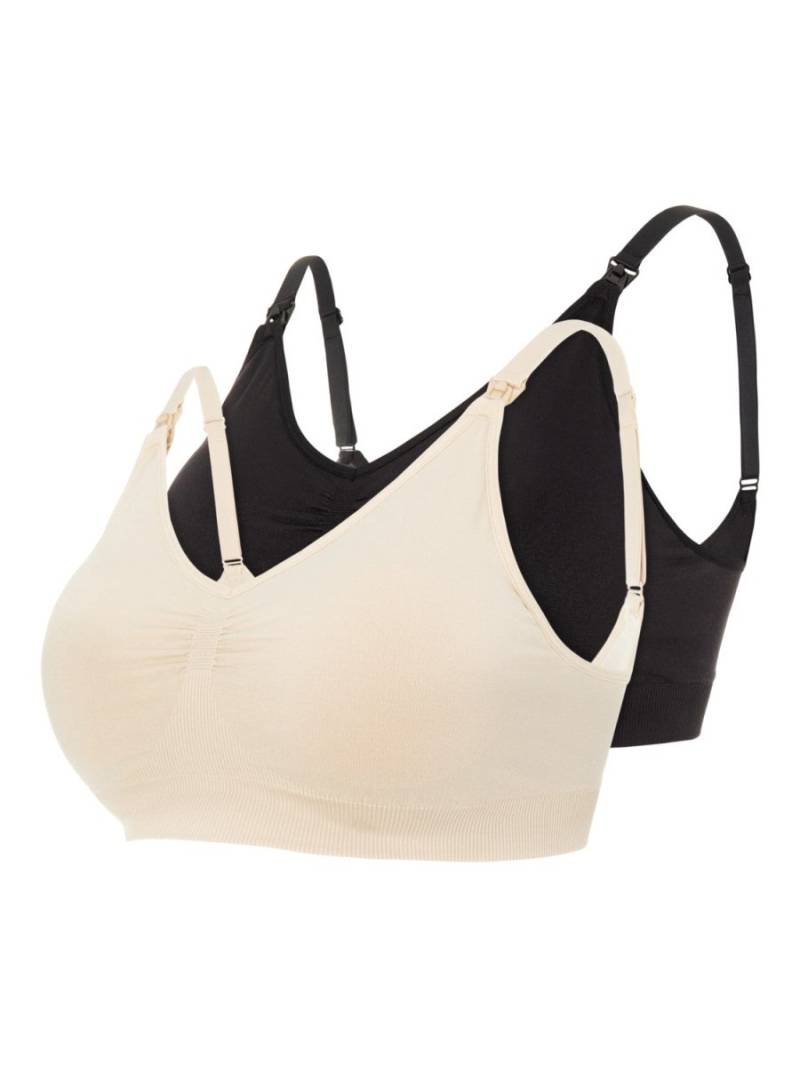 Mamalicious Graviditets - Og Amme - Bh, Sort Og Beige (2 - Pak), Mlilja - Mamalicious - Amme - Bh - Buump