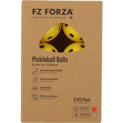 Fz Forza Match Indendørs Pickleball Bolde (6 Stk.)