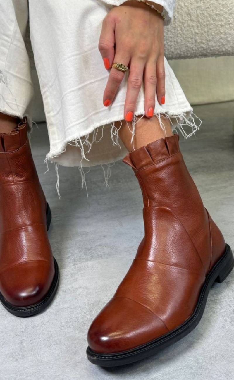 Copenhagen Shoes Støvle - Margaret - Cognac