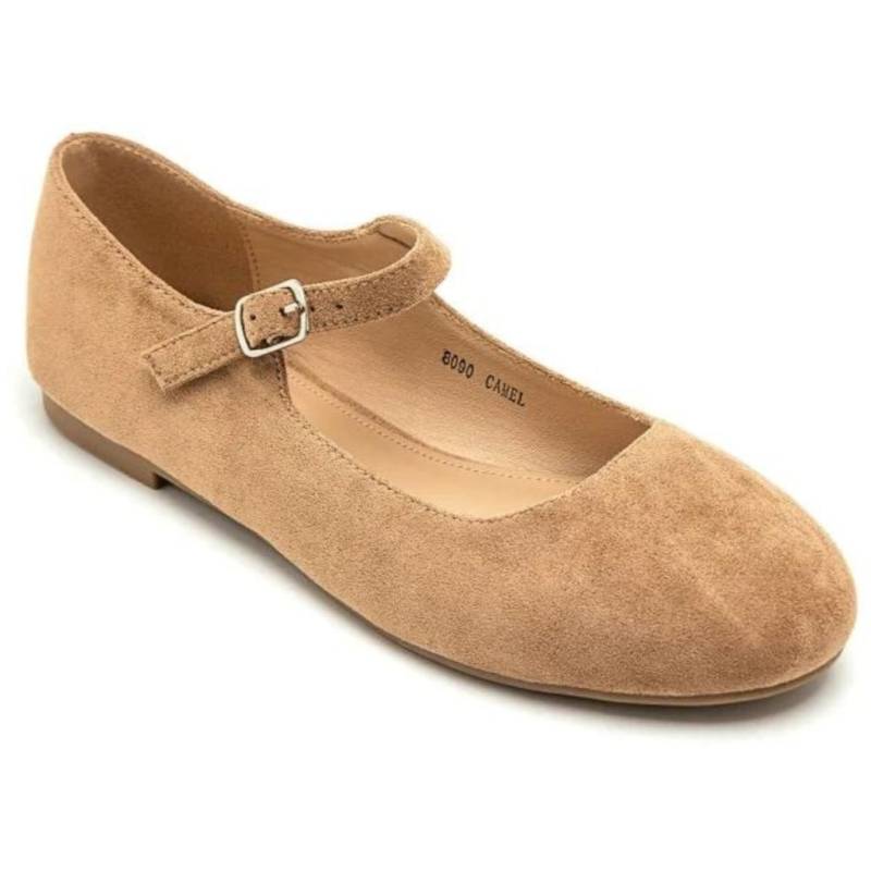 Sisse Dame Ballerinasko 8090 - Camel - Shoes