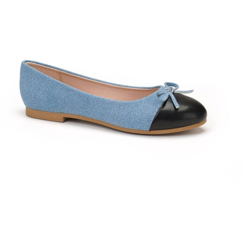 Elise Dame Ballerinasko 8189 - Blue - Shoes