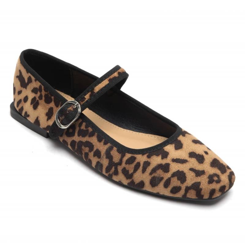 Paula Dame Ballerinasko 1800 - Leopard - Shoes
