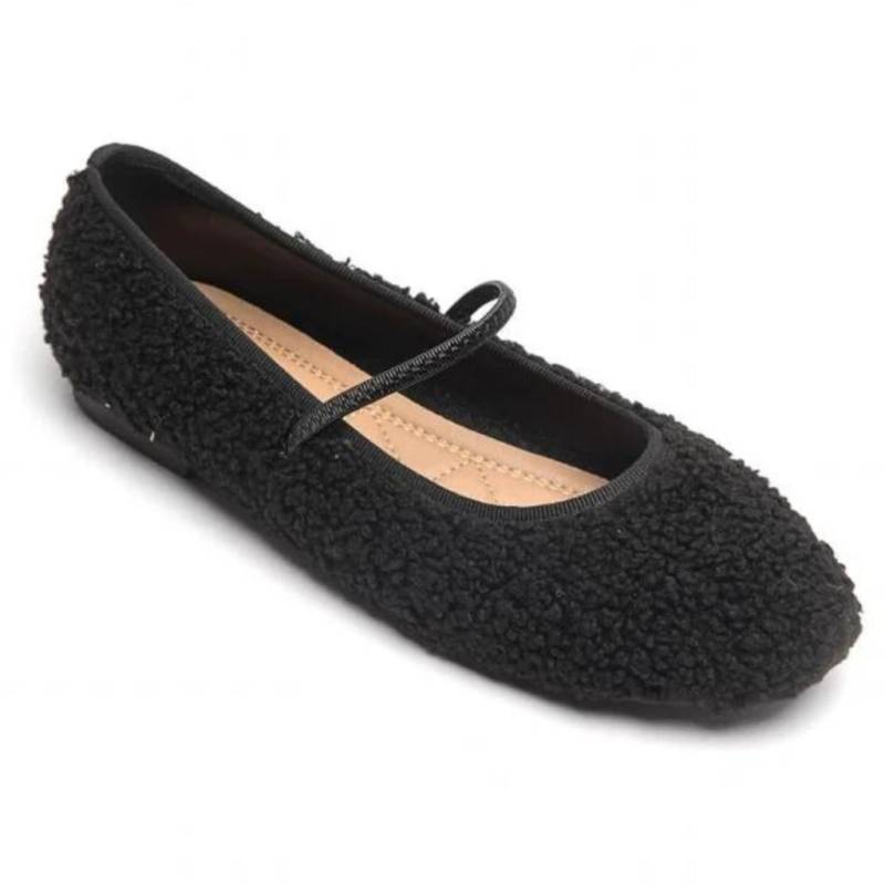 Petra Dame Ballerinasko 6666 - Black - Shoes