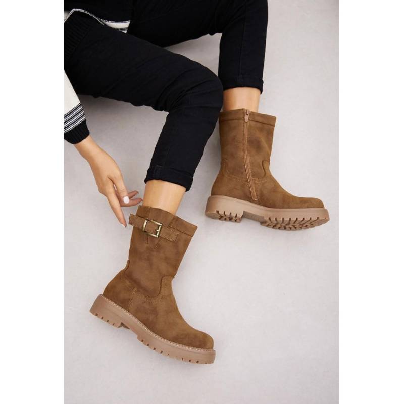 Antoinette Dame Støvler 8613 - Camel - Shoes