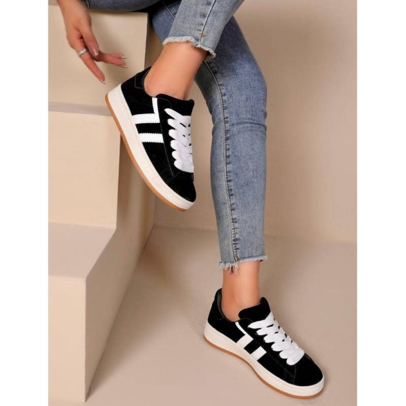 Rosalie Dame Sneakers Bm-1101 - Black - Shoes