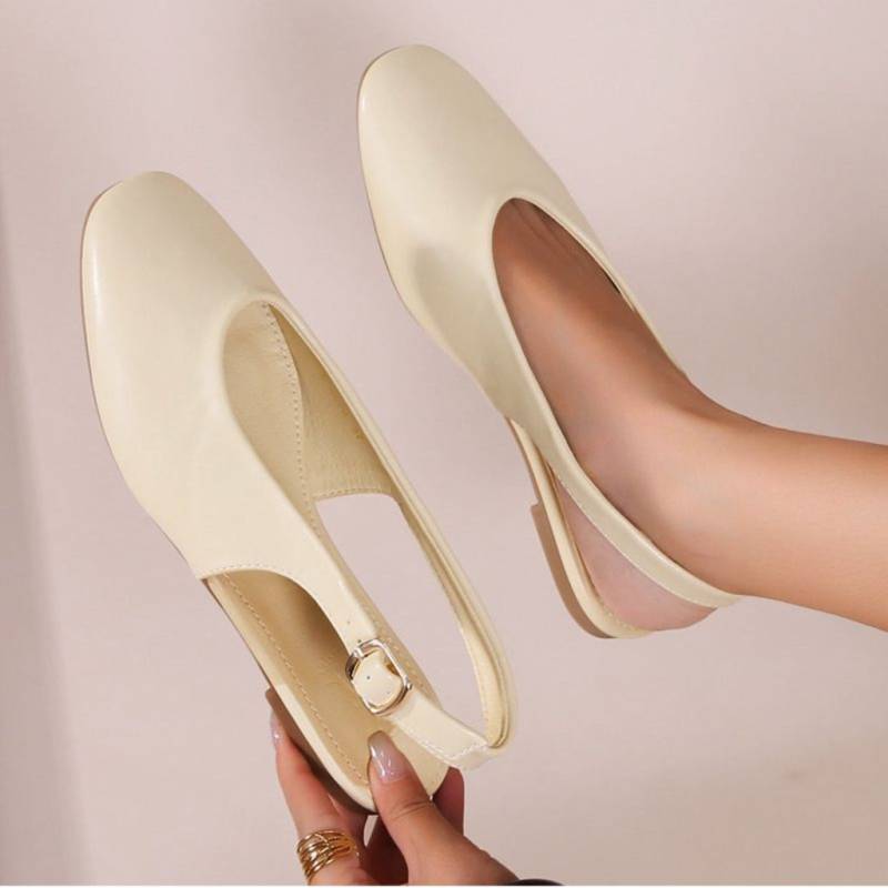 Gitte Dame Slingback Ballerinasko Op16-46pu - Yellow - Shoes