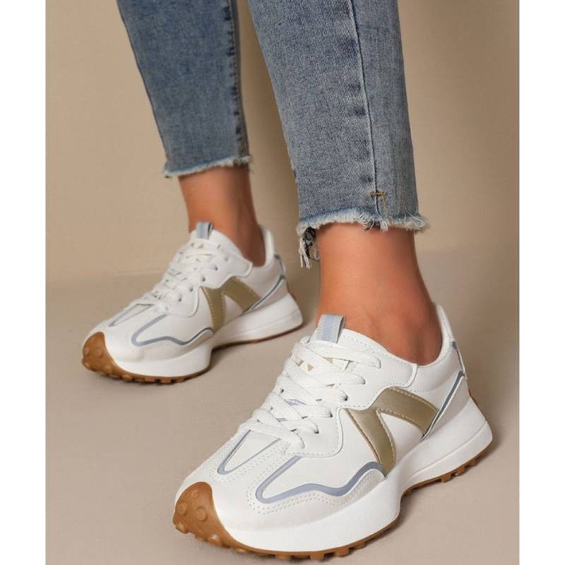 Victoria Dame Sneakers N-2117 - Gold - Shoes