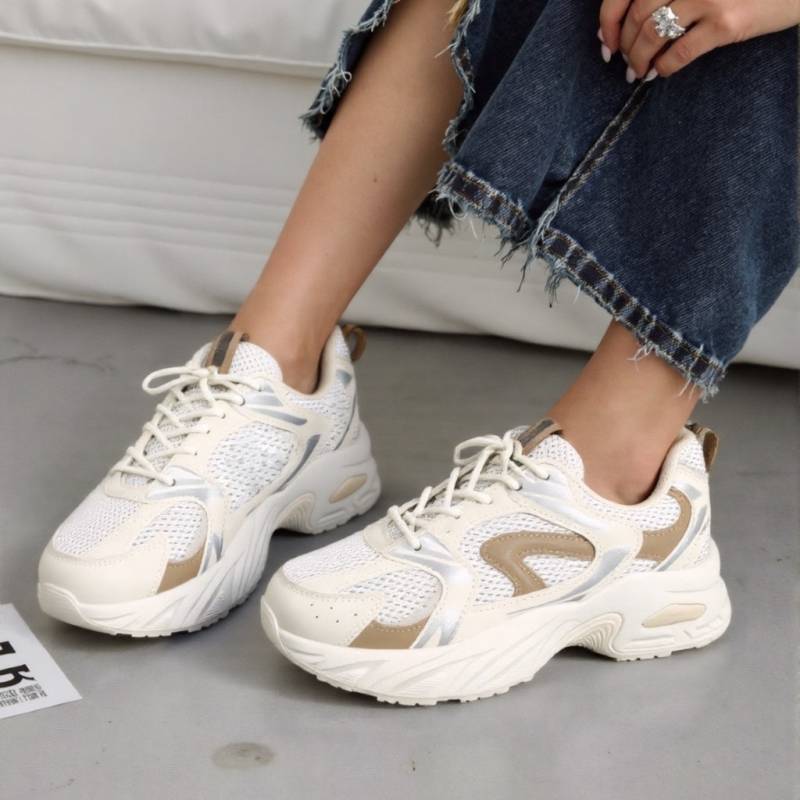 Liana Dame Sneakers L-81 - Beige - Shoes