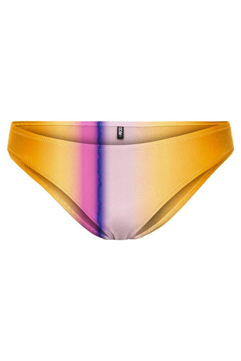 Pieces - Badetøj - Pc Anni Bikini Brief - Blazing Orange