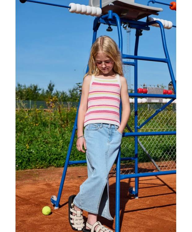 Kids Only Denim Nederdel I Lyseblå Til Piger