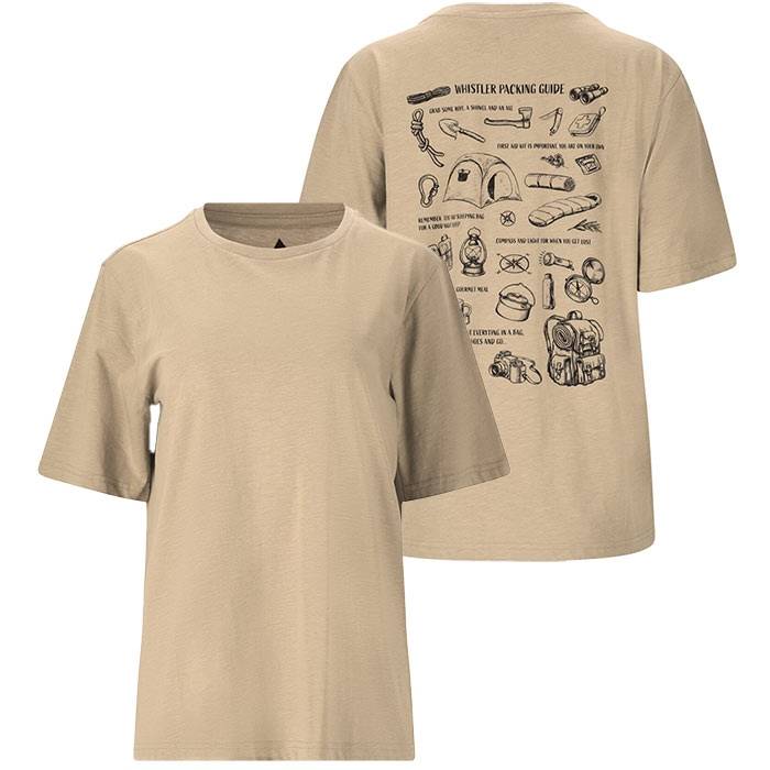 Whistler Caloot Kvinder / Damer T-Shirt-Island Fossil-44 - T-Shirts