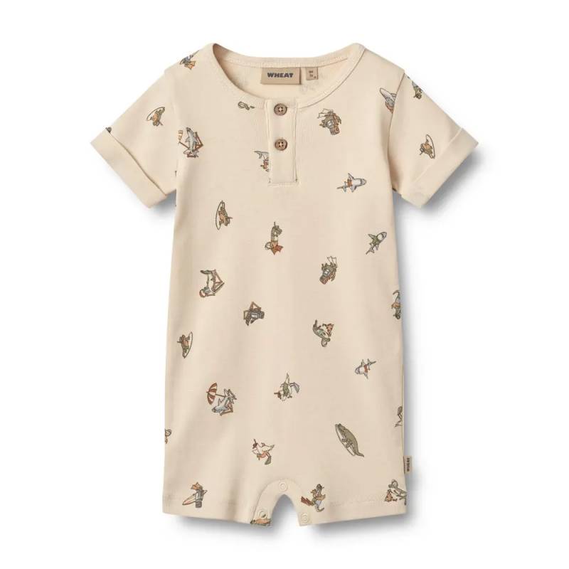 Kortærmet Jumpsuit Alfred - 9413 - 68 - Wheat