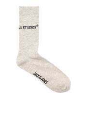Jack & Jones 3pak Tennissokker I Sort, Hvid Og Grå Til Herre