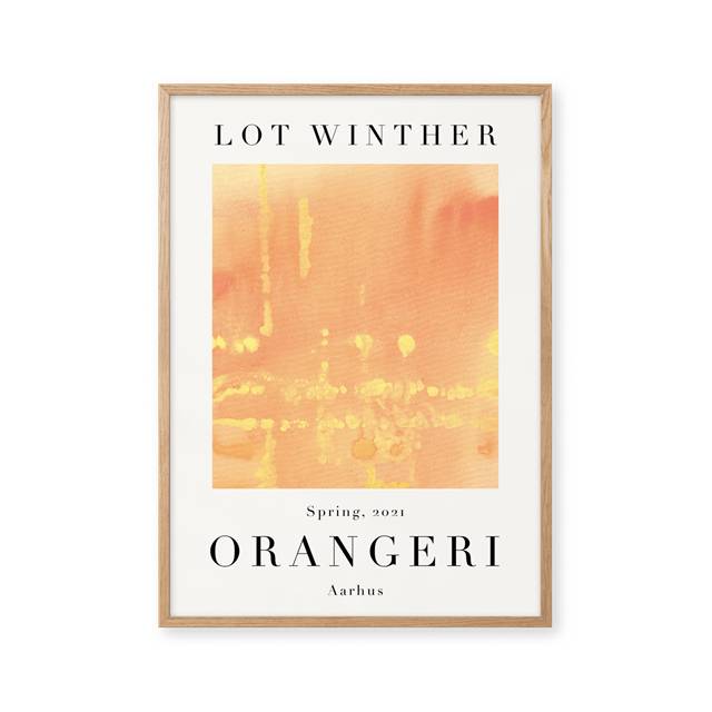 Peléton Orangeri 70x100 Plakat