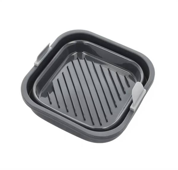 Holm Firkantet Silikoneform Til Airfryer - 19x19cm.