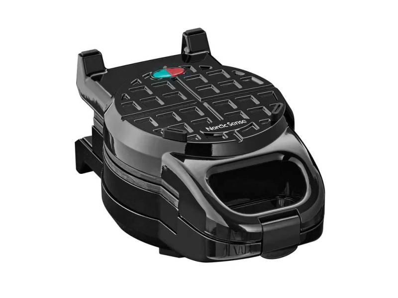 Nordic Sense -  Vaffeljern Til Fyldte Vafler 700 Watt Sort