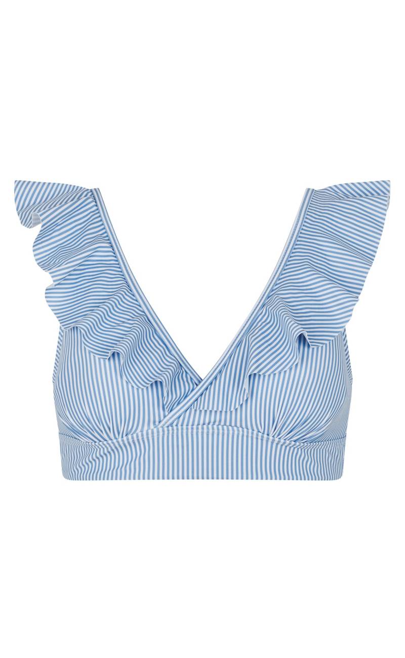 Unica Copenhagen Bikini Overdel / Top - Marianna - Blue Stripes