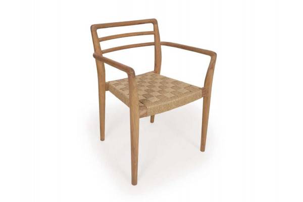 Duri Teak Havestol M/Armlæn - M/Fletsæde - Kerneteak