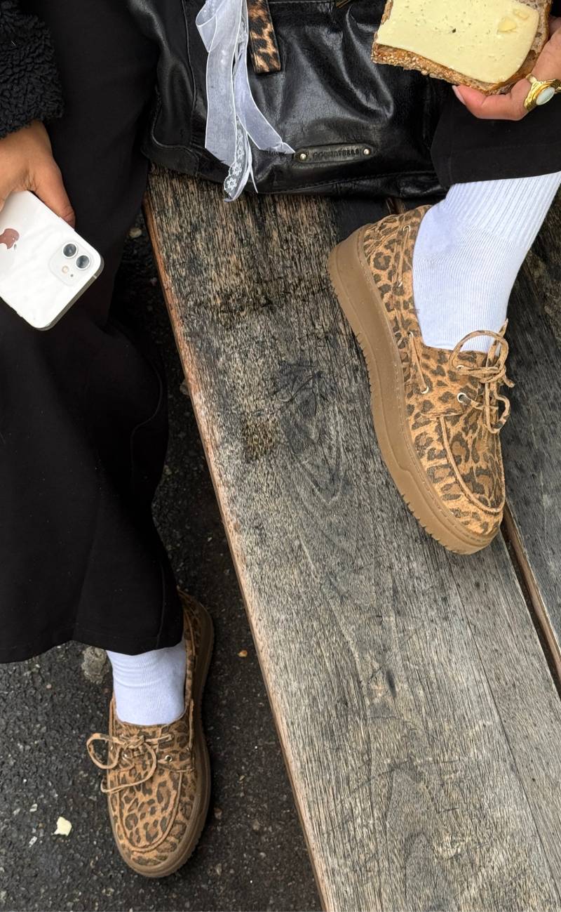 Phenumb Sko - Tide S - Suede Leopard