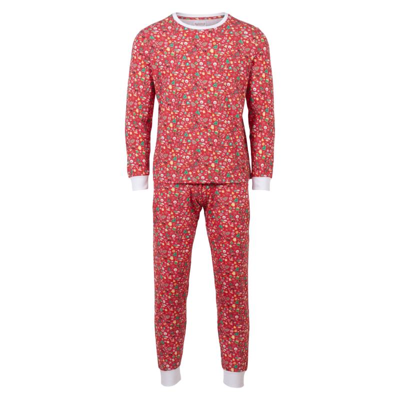 Jule Unisex Nattøjssæt - Red - L - Nn