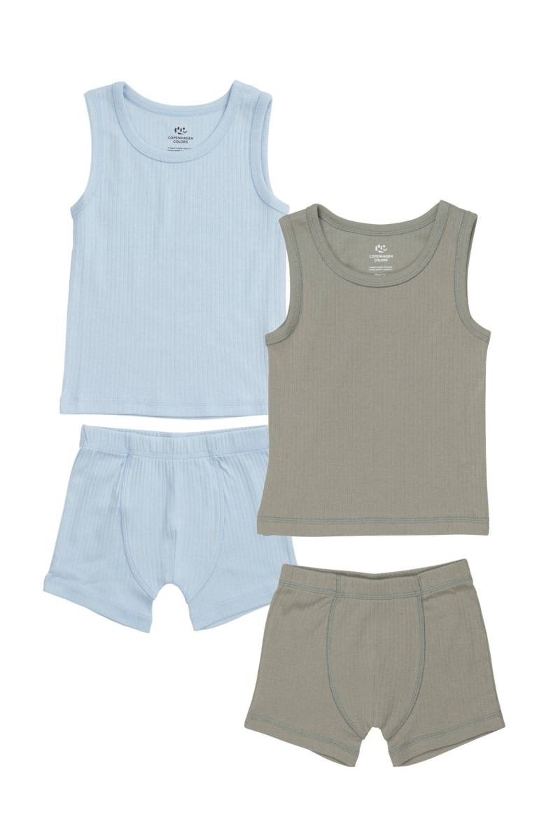 2-Pakke Undertøj - Lt. Grey/ Lt. Blue Comb. Core - Lt. Grey/ Lt. Blue Comb. Core / 86 - Copenhagen Colors