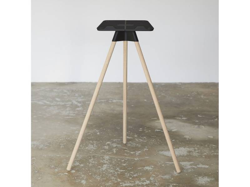 Tons Computer Stand - Med Holder Til Smartphone - Naturlig Eg