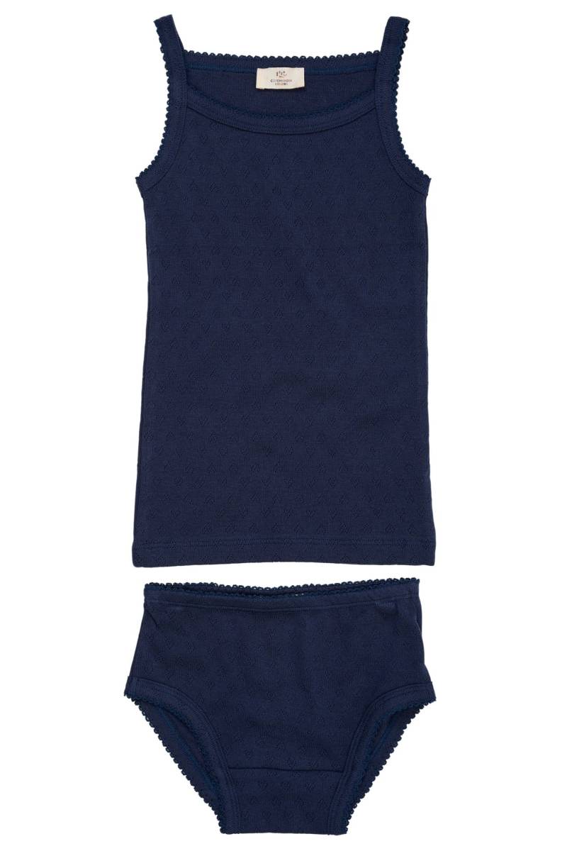 Undertøj M. Hjerte Mønster - Navy - Navy / 98 - Copenhagen Colors