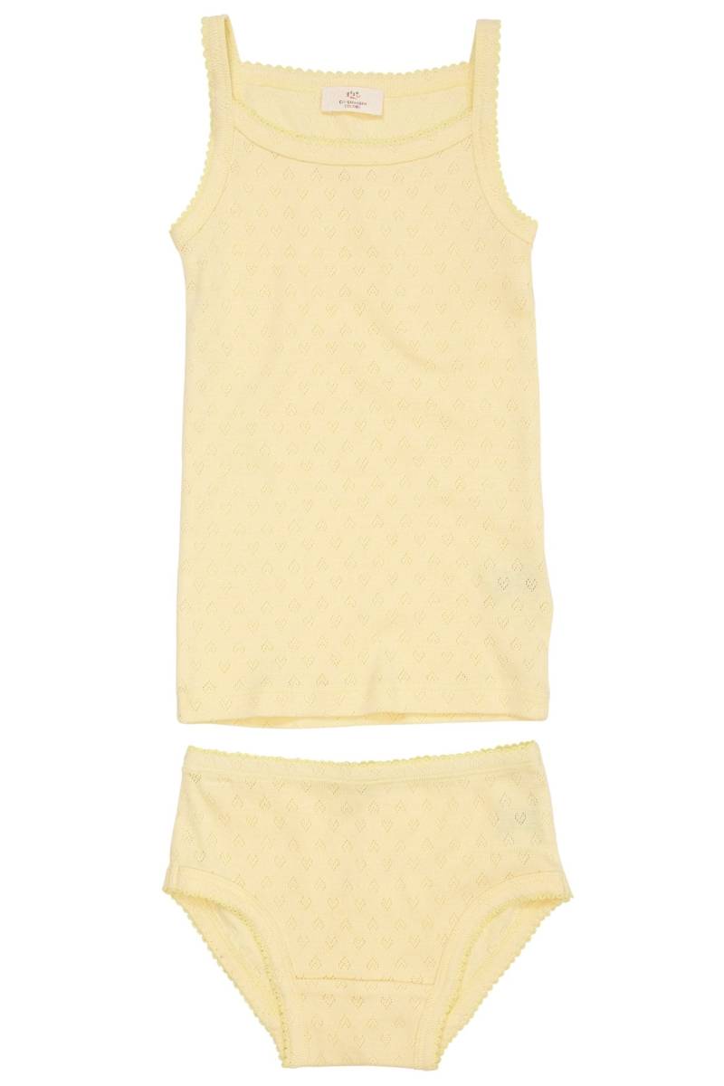 Undertøj M. Hjerte Mønster - Pale Yellow - Pale Yellow / 92 - Copenhagen Colors