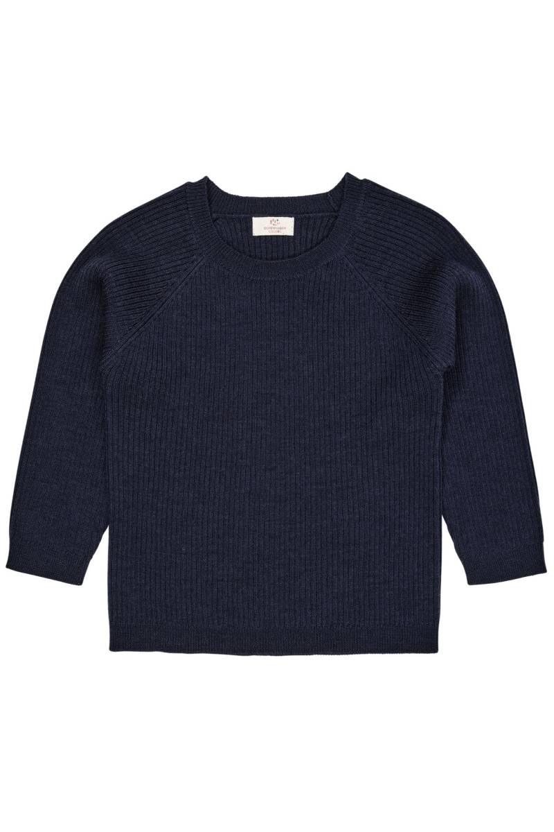 Klassisk Merino Bluse I Rib - Navy - Navy / 50 - Copenhagen Colors
