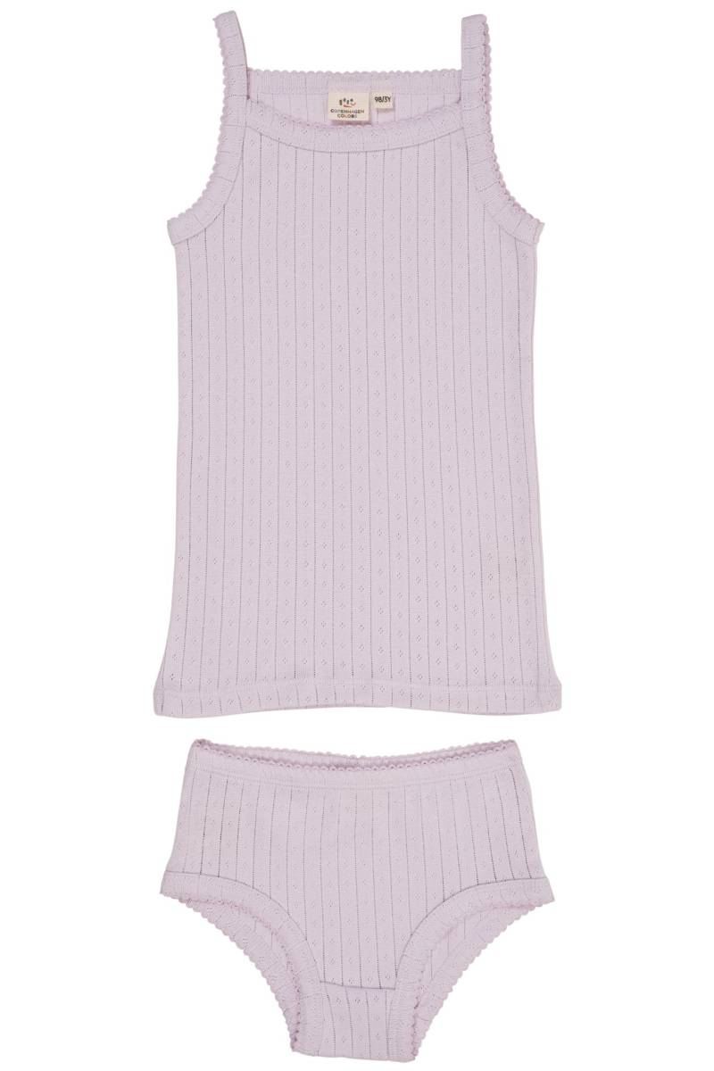 Pointelle Junior Undertøjssæt - Lavender - Lavender / 116 - Copenhagen Colors