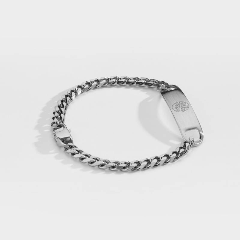 Sequence Tag Armbånd - Sølvtonet - Herre - Northern Legacy - Northernlegacy
