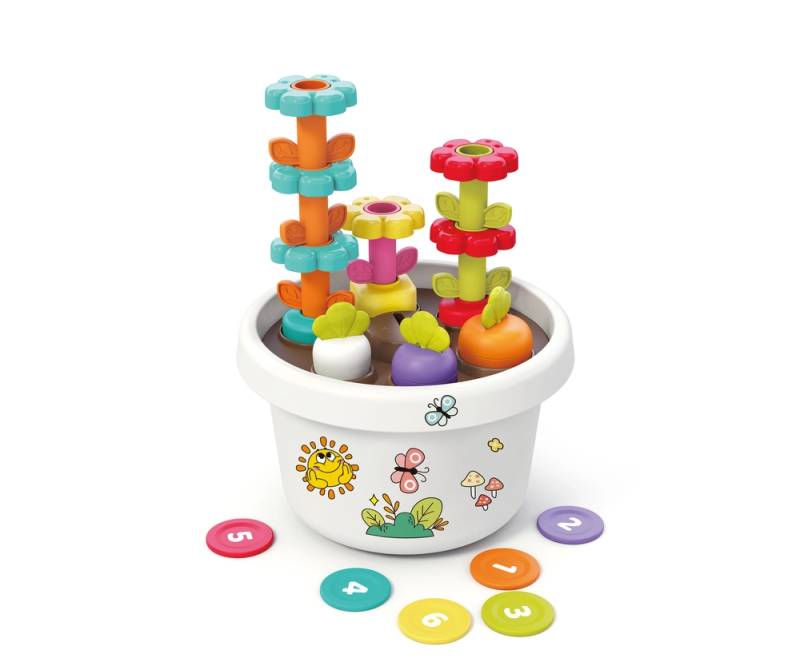 Kinder And Kids Kreativ Potte Med Planter Og Klistermærker - Bog & Idé