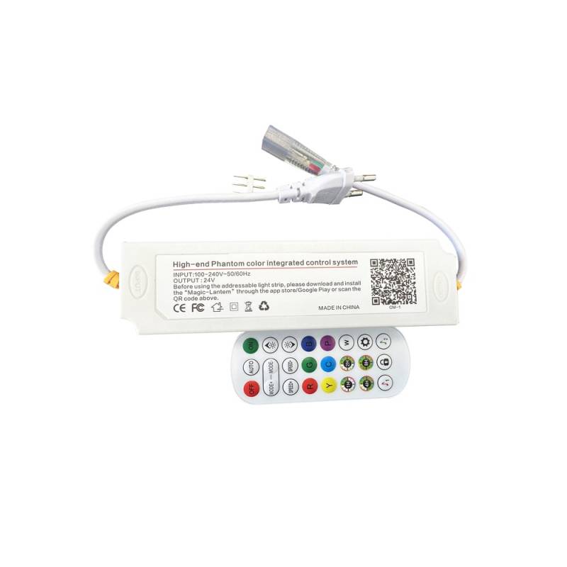 Rgbic Wifi Kontroller Med Fjernbetjening - Til Ip67 Rgbic 24v
