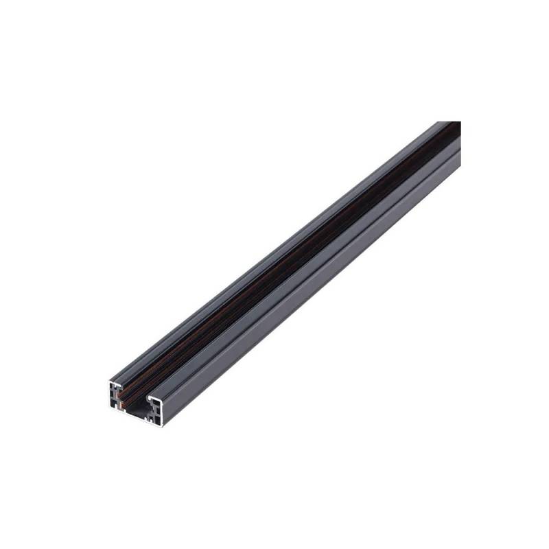 Ledlife 1 Meter Skinne Til Skinnespots - Sort, 1-Faset, 1f3w, Komplet Med Tilslutning Og Endeprop - Farve : Sort