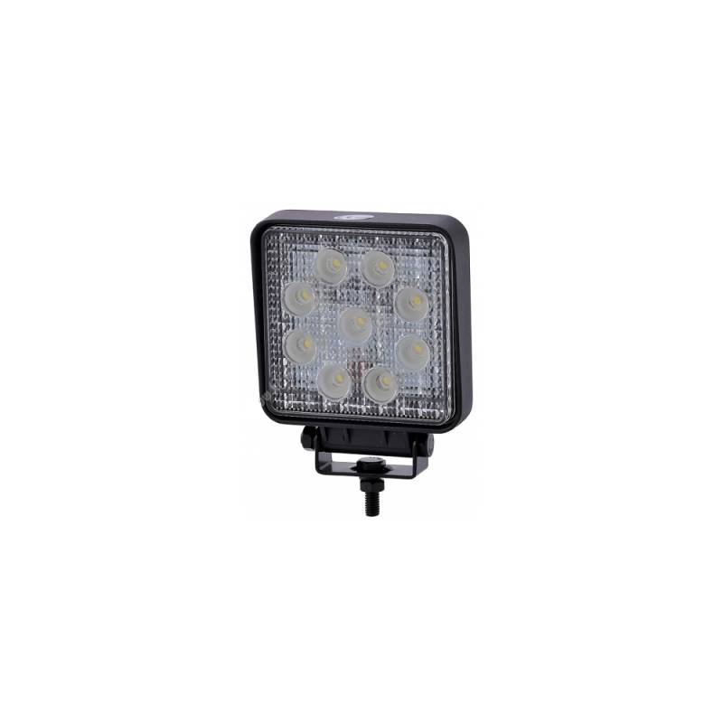27w Led Arbejdslampe - Bil, Lastbil, Traktor, Trailer, Udrykningskøretøjer, Kold Hvid, 12v / 24v