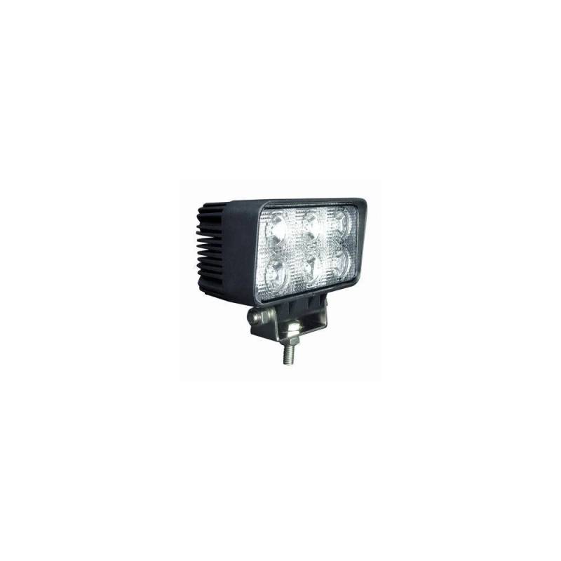 18w Led Arbejdslampe - Bil, Lastbil, Traktor, Trailer, Udrykningskøretøjer, Kold Hvid, 12v / 24v